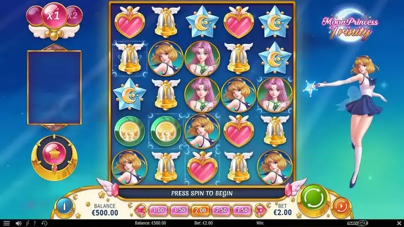 Moon Princess Trinity slot screenshot 