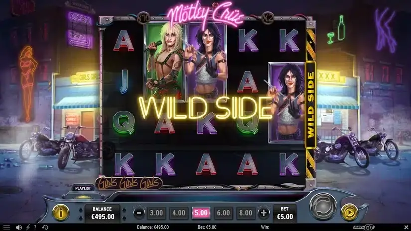 Mötley Crüe slot screenshot 2