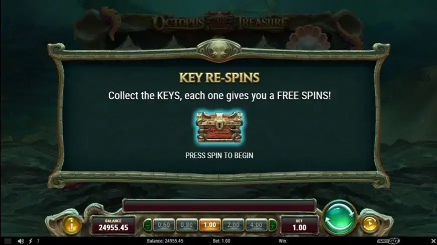 Octopus Treasure slot screenshot 4