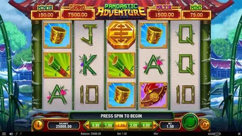 Pandastic Adventure slot screenshot 