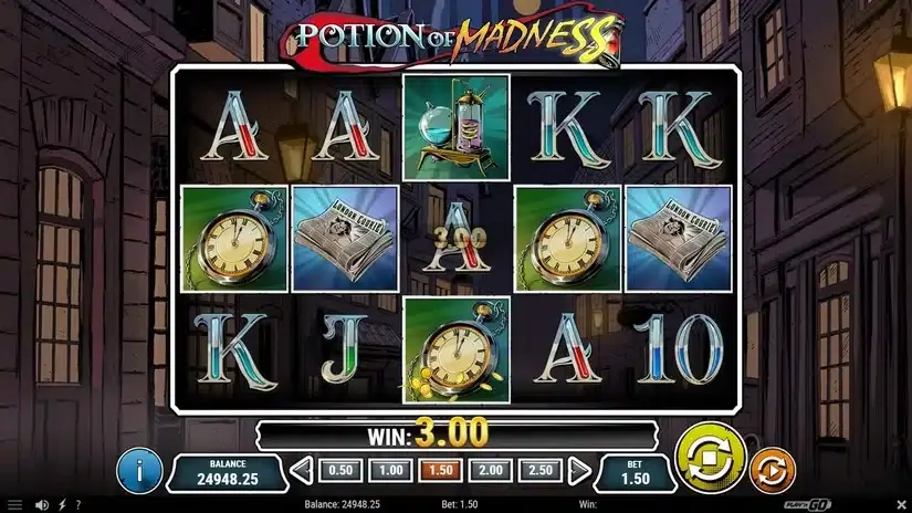 Potion of Madness slot screenshot 