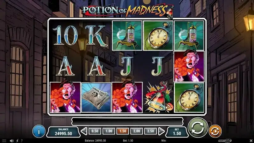 Potion of Madness slot screenshot 2
