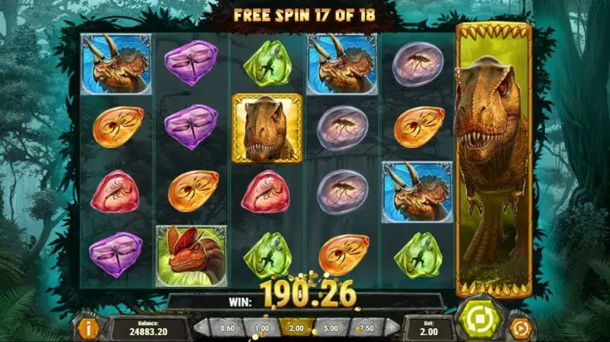 Raging Rex slot screenshot 6