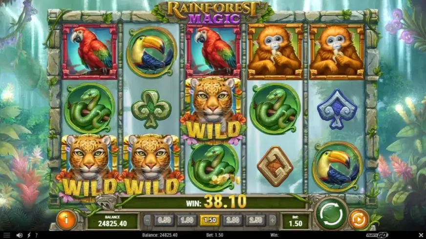 Rainforest Magic slot screenshot 3