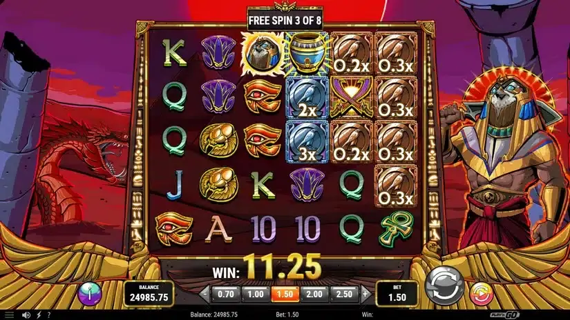 Ra’s Reckoning slot screenshot 4