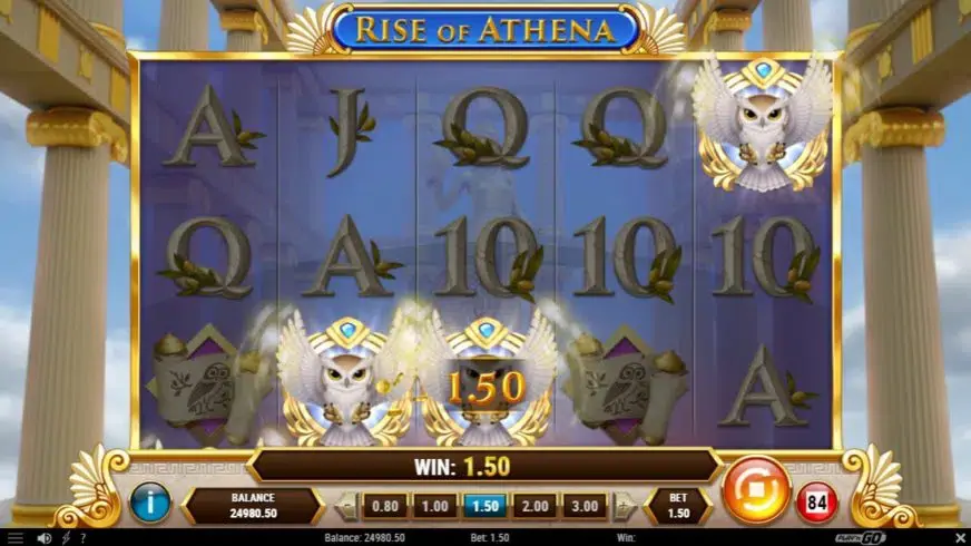 Rise of Athena slot screenshot 3