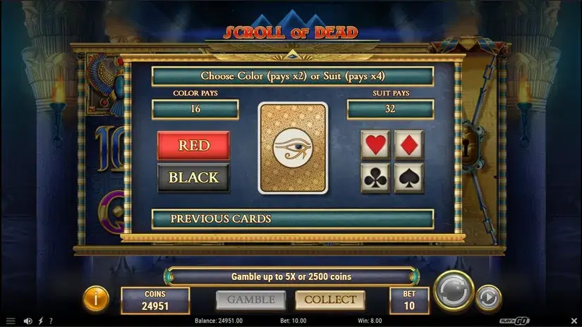 Scroll of Dead slot screenshot 3