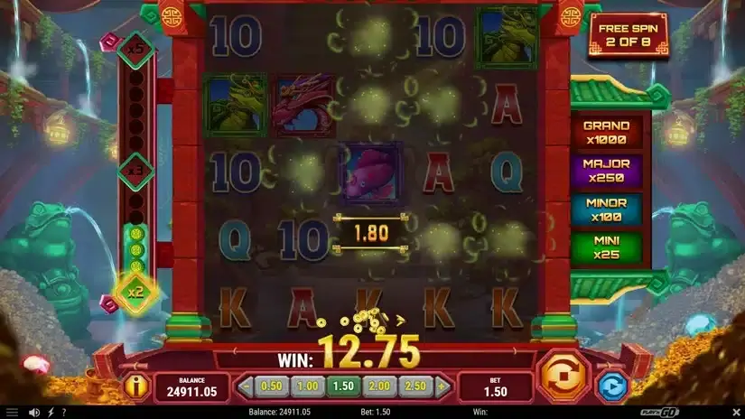 Temple of Prosperity slot screenshot 5