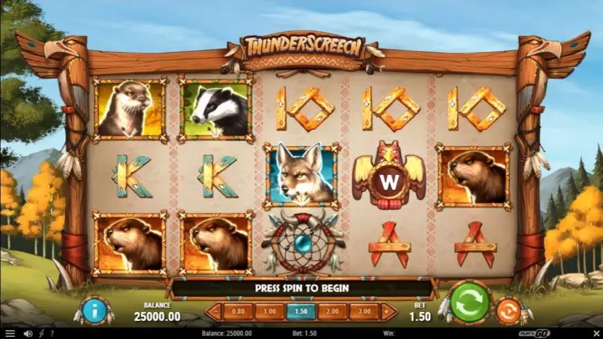 Thunder Screech slot screenshot 