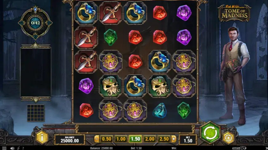 Tome of Madness slot screenshot 1