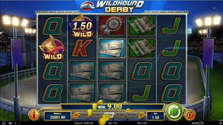 Wildhound Derby slot screenshot 2