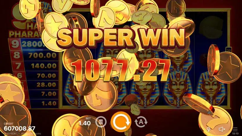 9 Happy Pharaohs slot screenshot 8