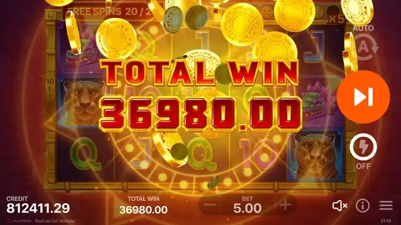 Book del Sol: Multiplier slot screenshot 8