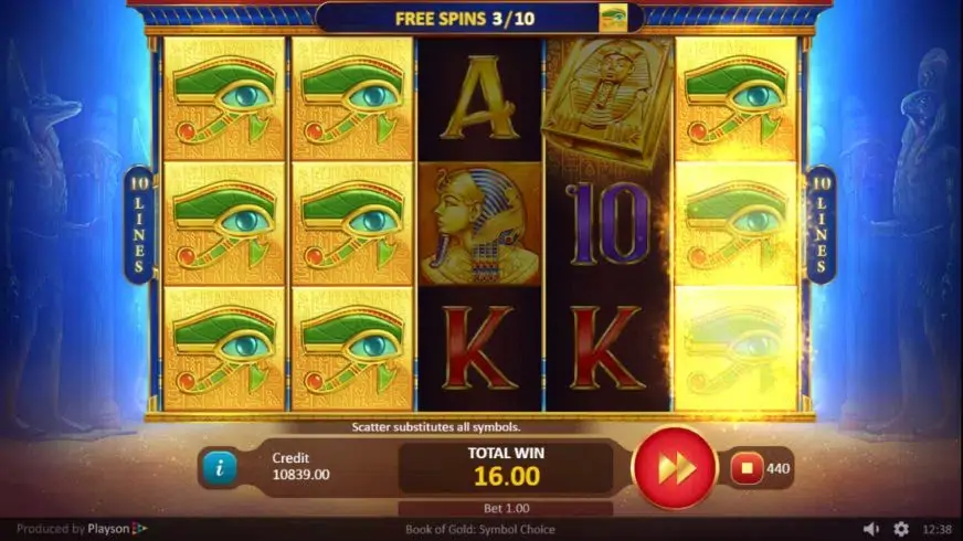 Book of Gold: Symbol Choice slot screenshot 4