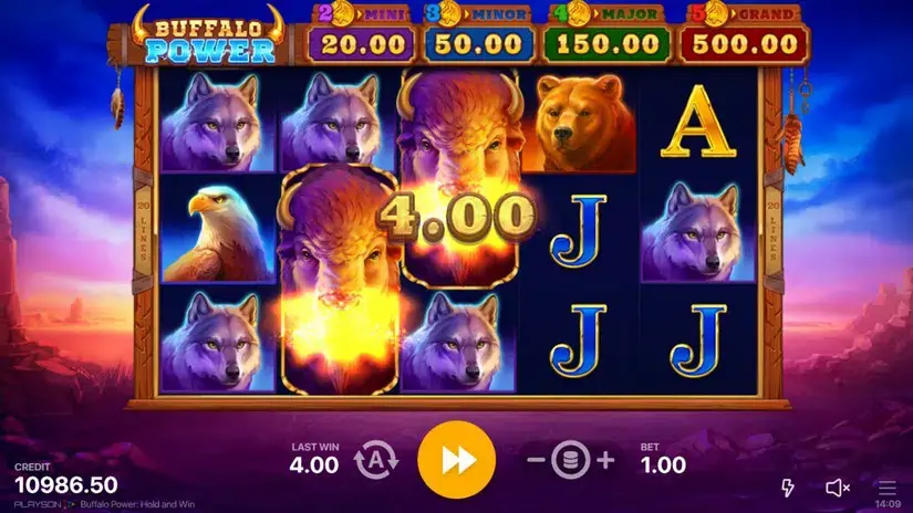 Buffalo Power slot screenshot 3