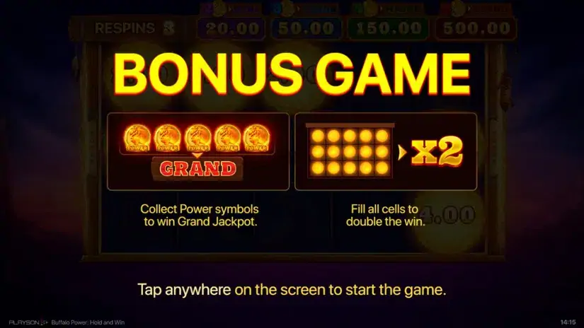 Buffalo Power slot screenshot 4