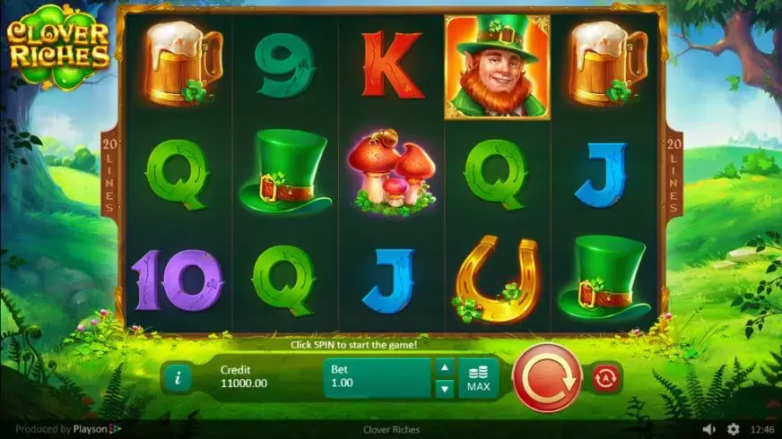 Clover Riches slot screenshot 1