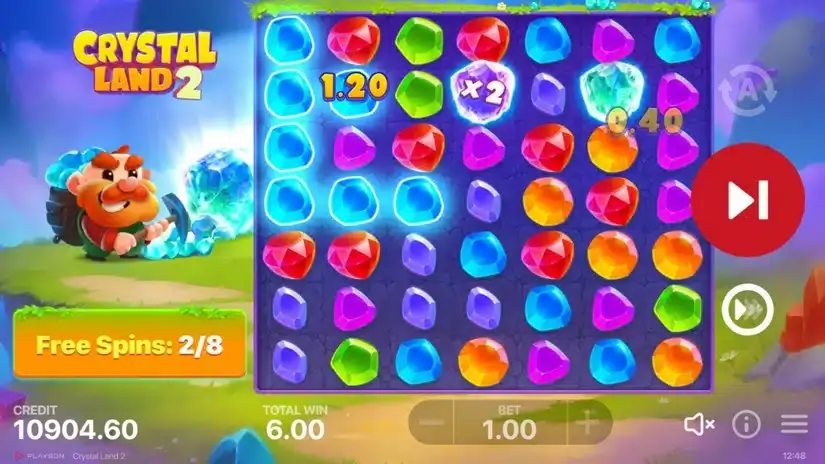 Crystal Land 2 slot screenshot 5