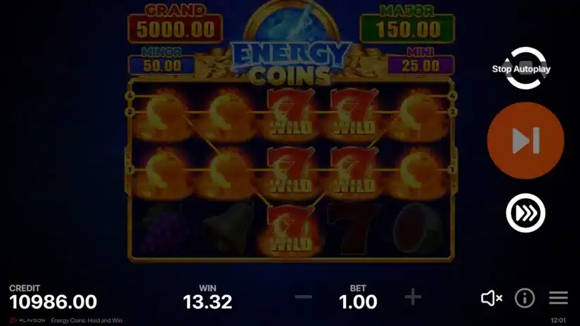 Energy Coins: Hold and Win slot screenshot 3