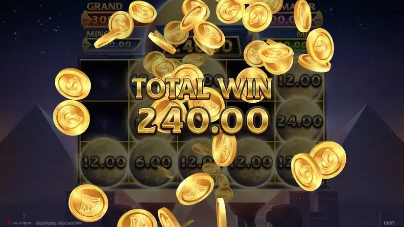 Giza Nights: Hold and Win slot screenshot 5