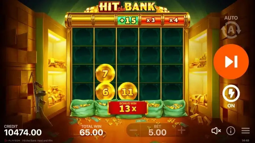 Hit the Bank Hold and Win slot screenshot 5
