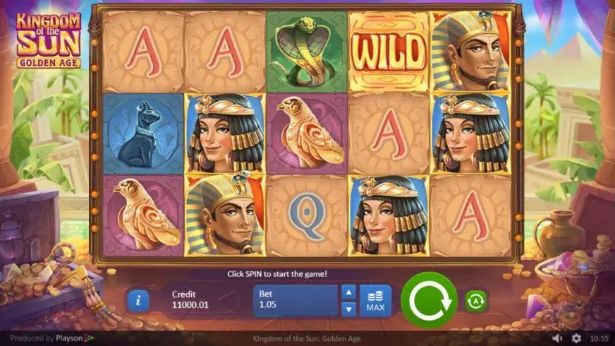 Kingdom of the Sun – Golden Age slot screenshot 1