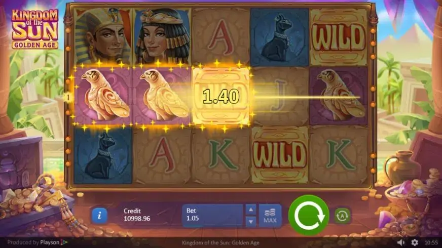 Kingdom of the Sun – Golden Age slot screenshot 2
