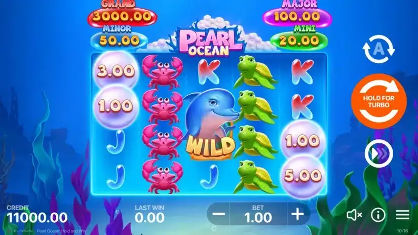 Pearl Ocean: Hold and Win slot screenshot 