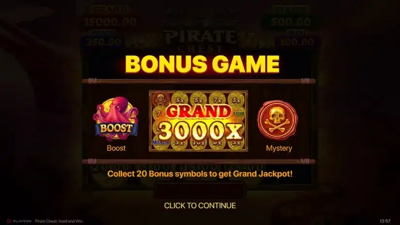 Pirate Chest: Hold and Win slot screenshot 8