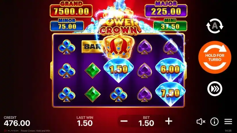 Power Crown: Hold and Win slot screenshot 3