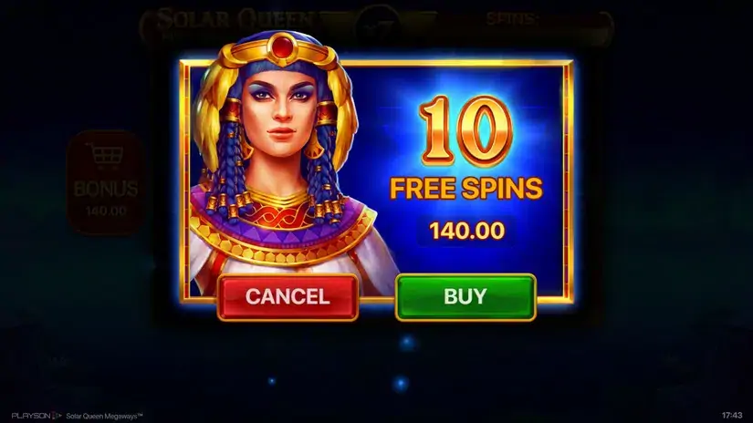 Solar Queen Megaways slot screenshot 3