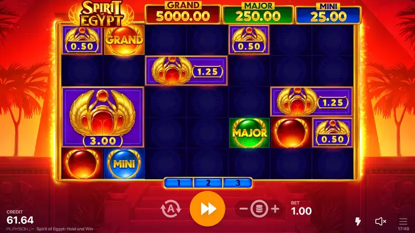 Spirit of Egypt: Hold and Win slot screenshot 9