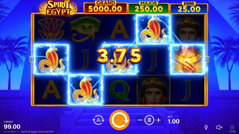 Spirit of Egypt: Hold and Win slot screenshot 2