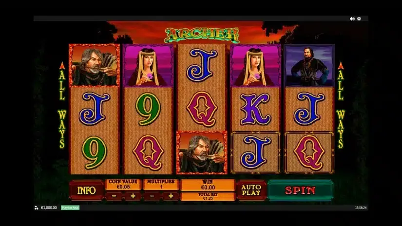 Archer slot screenshot 