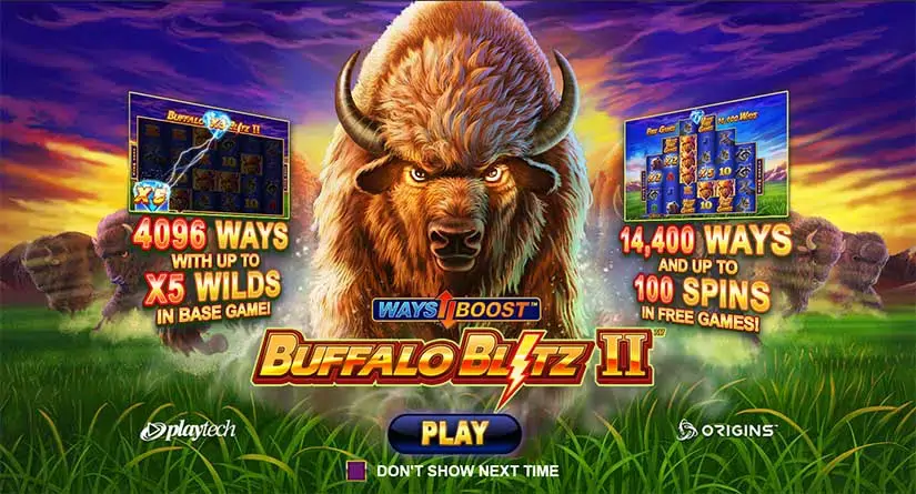 Buffalo Blitz II slot screenshot 