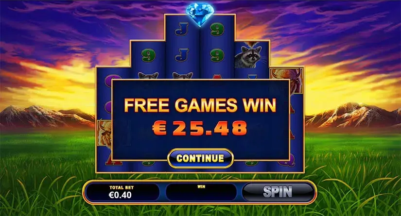 Buffalo Blitz II slot screenshot 