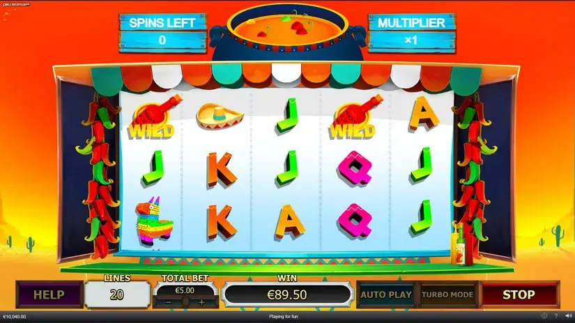 Chili Eruption Thundershots slot screenshot 5