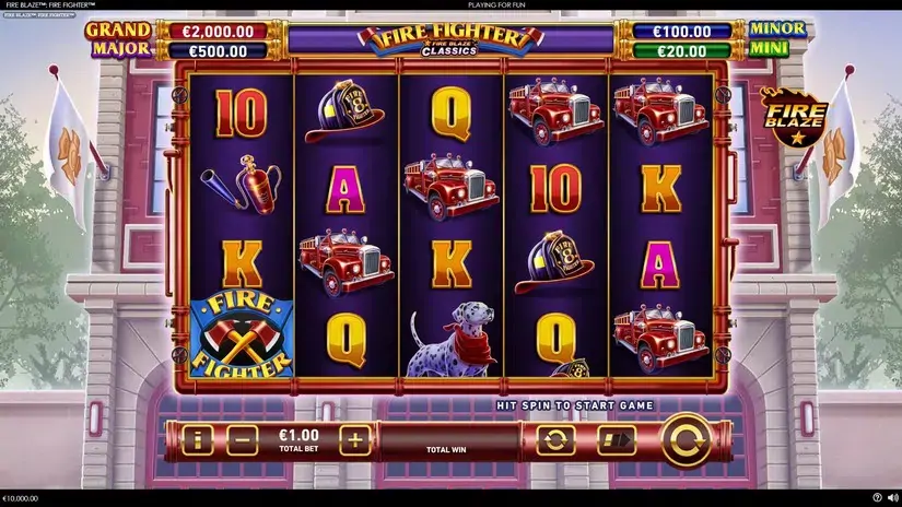 Fire Blaze Fire Fighter slot screenshot 1