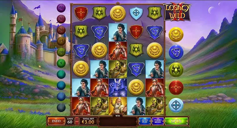 Legacy of the Wild 2 slot screenshot 2