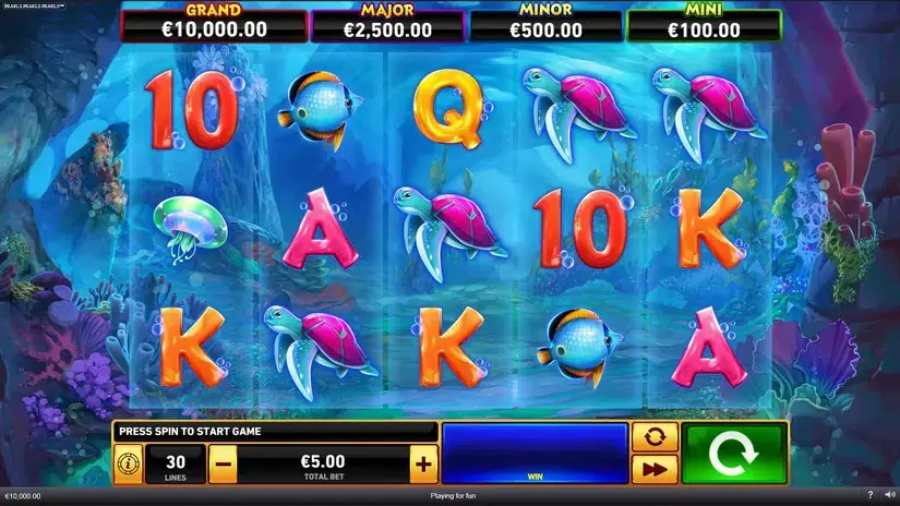 Pearls Pearls Pearls slot screenshot 2