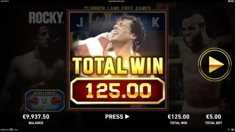 Rocky Slot – Free Demo, RTP, Bonus Features and slot screenshot 