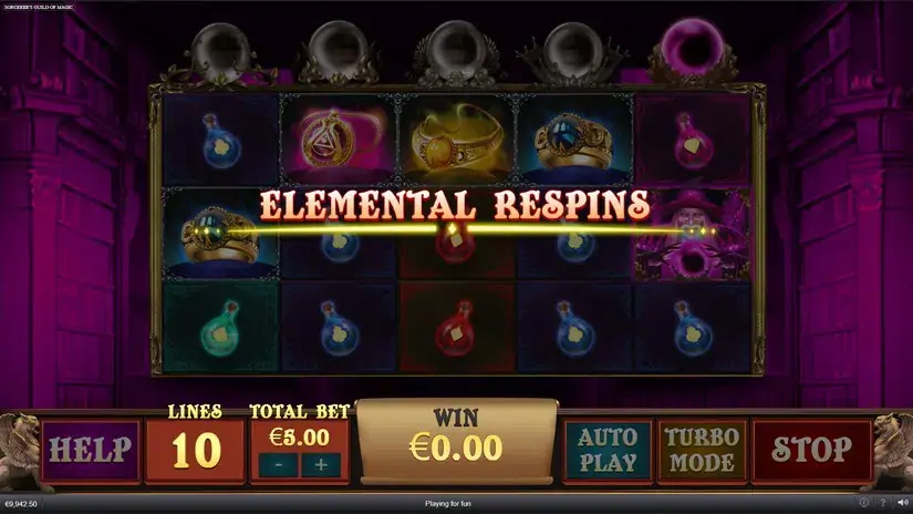 Sorcerer’s Guild Of Magic slot screenshot 3