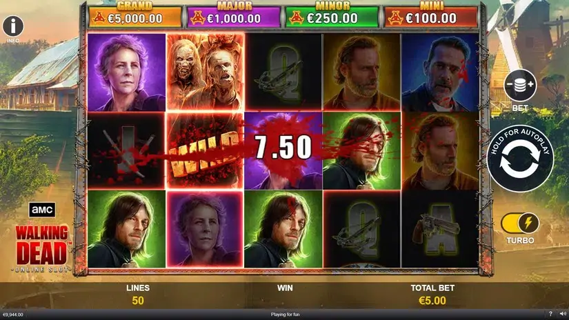 The Walking Dead slot screenshot 3