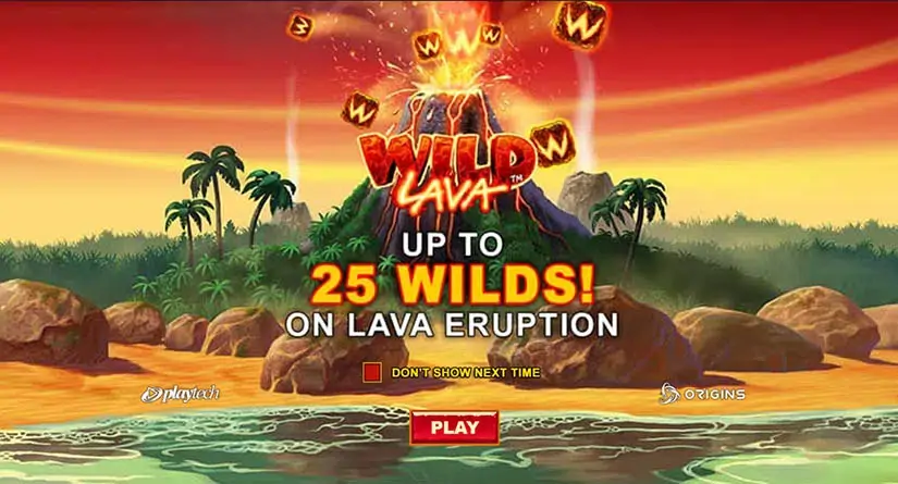 Wild Lava slot screenshot 