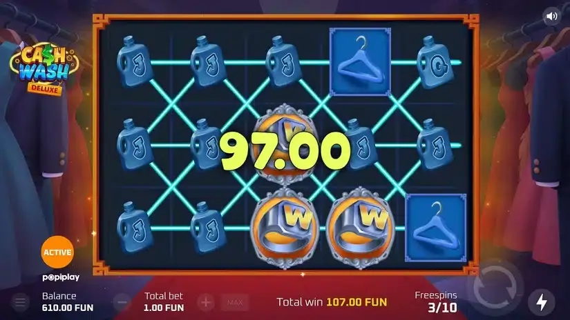 Cash Wash Deluxe slot screenshot 5
