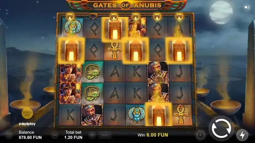 Gates of Anubis slot screenshot 2