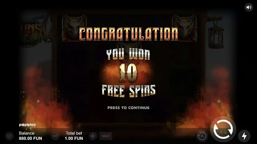 Guns & Dragons slot screenshot 3