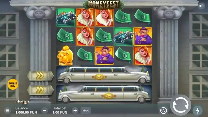 Moneyfest slot screenshot 