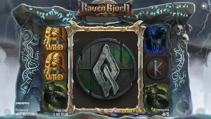 Raven Bjorn slot screenshot 6