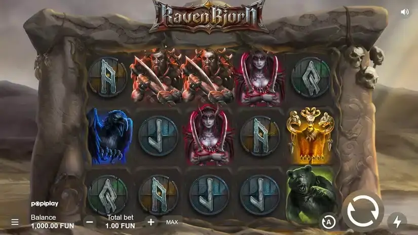 Raven Bjorn slot screenshot 1